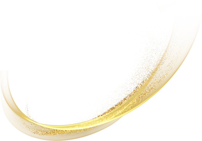 Gold Abstract Wave Line